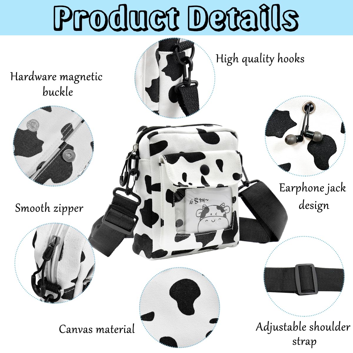 PALAY Canvas Bag Crossbody Bag Phone Bag for Girls Crossbody Shoulder Bag Sling Bag with Adjustable Shoulder Strap Cute Print Versatile Girls Crossbody Bag PALAY Canvas Bag Crossbody Bag Phone Bag for Girls Crossbody Shoulder Bag Sling Bag with Adjustable Shoulder Strap Cute Print Versatile Girls Crossbody Bag